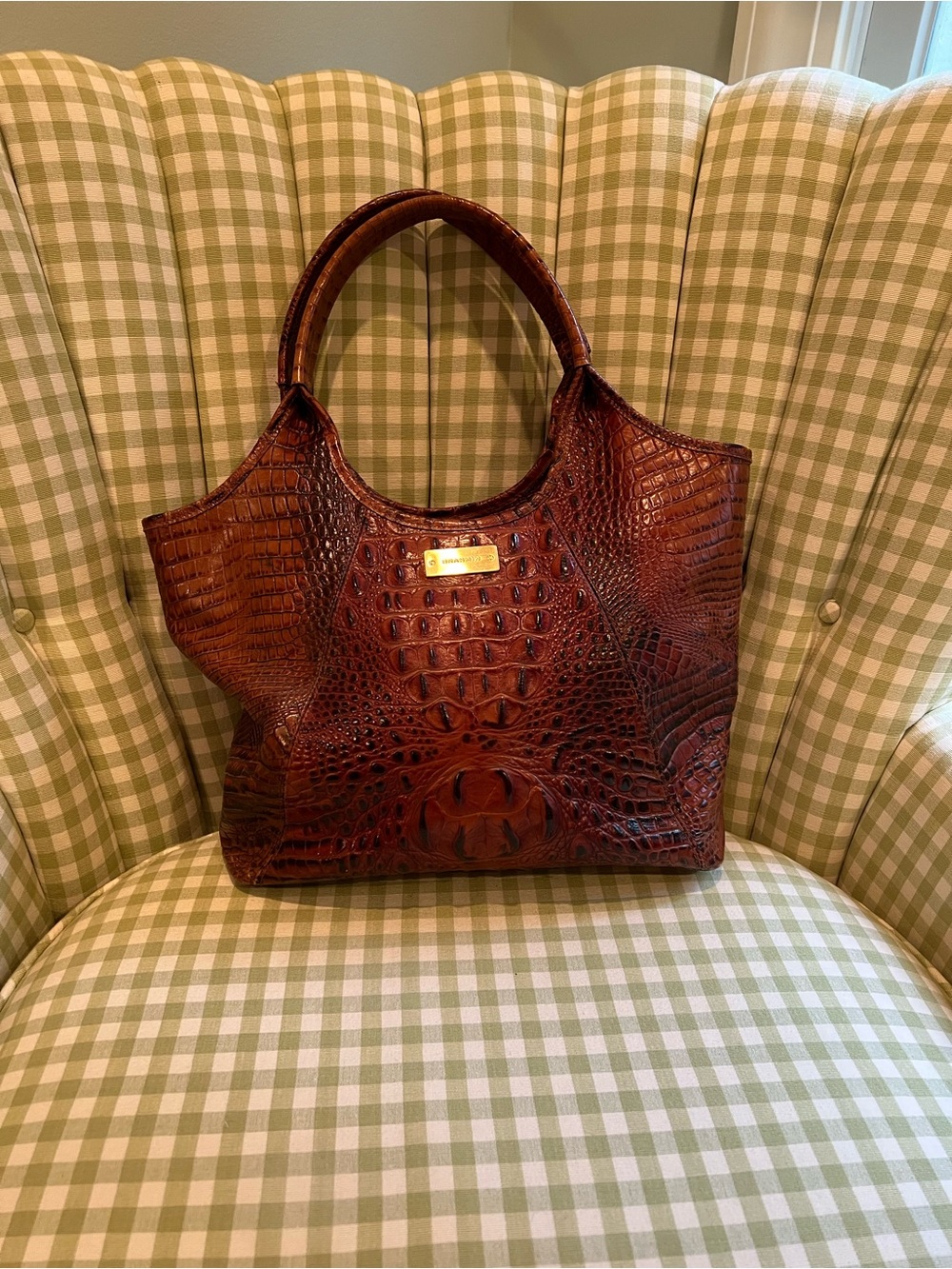 Brahmin Tote Bag in Pecan - Picture 1 of 6